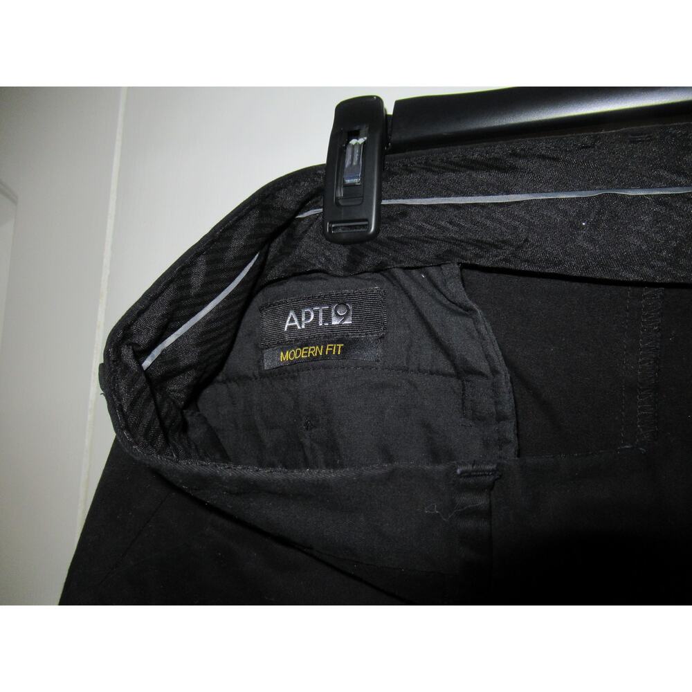 Apt 9 modern fit black dress pants - Picture 4 of 4
